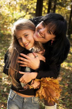 Park 'taki mutlu aile