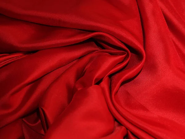 Moda stil. Arka plan kadar yakın kırmızı kumaş.