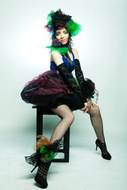 kadın doll tarzı moda çekim