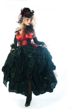 kadın doll tarzı moda çekim