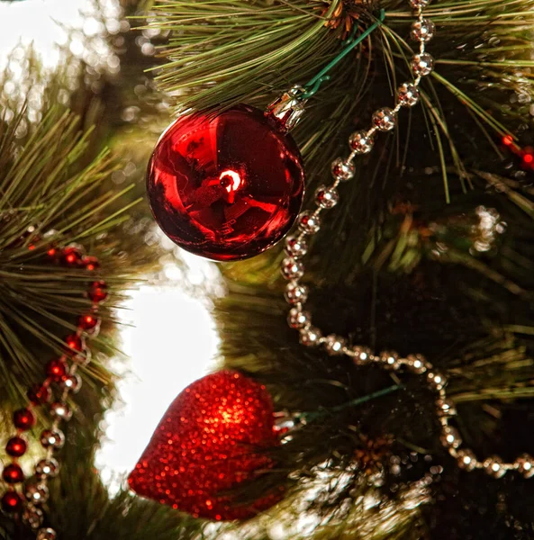 Studio Shot Of Décoré arbre de Noël — Photo