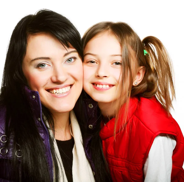 Glückliche Familie aus nächster Nähe — Stockfoto