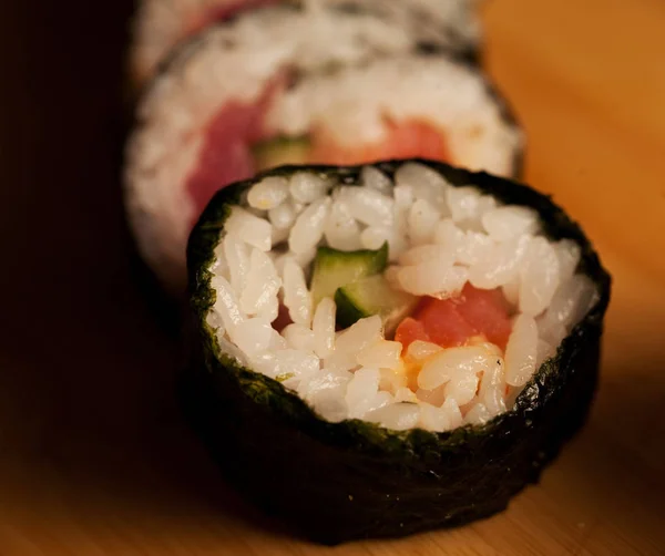 Sushi em japonês restaraunt — Fotografia de Stock