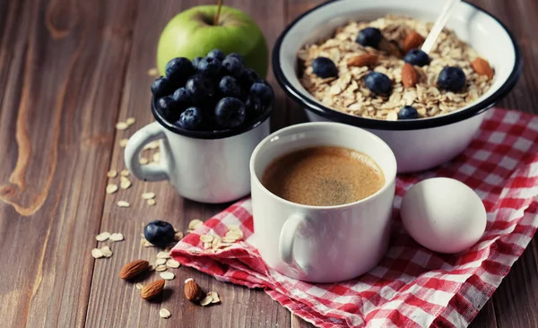 Um pequeno-almoço saudável é um grande começo para um novo dia . — Fotografia de Stock