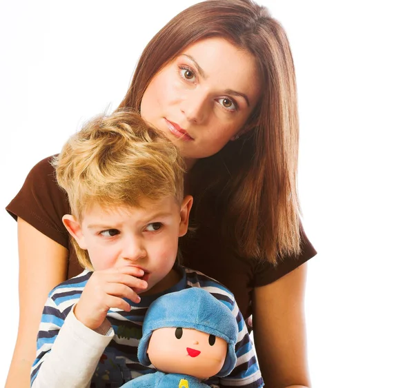 Mother together with the son — Stock Photo, Image