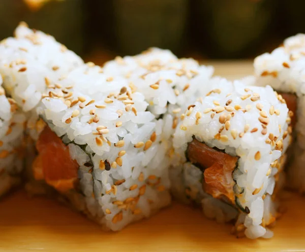Japán ételt. sushi. — Stock Fotó