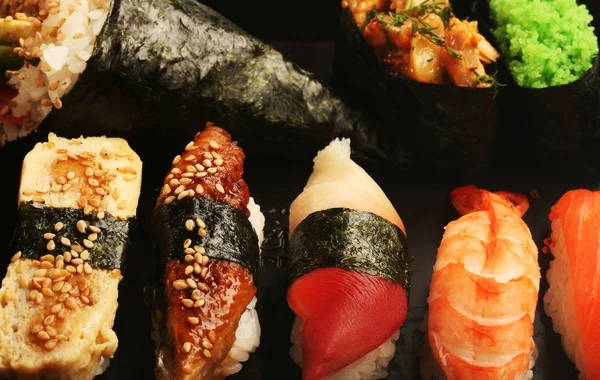 Japonské jídlo. Detailní záběr. — Stock fotografie