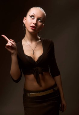 Genç fetiş duygusal model dans