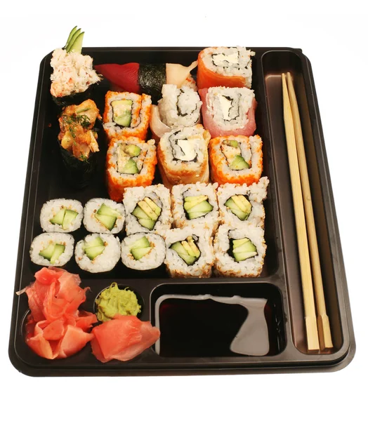 Sushi tradicional japonês — Fotografia de Stock