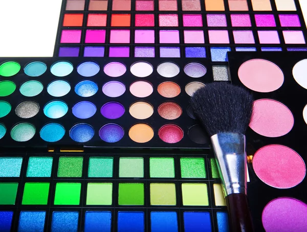 Multicolored eye shadows — Stock Photo, Image