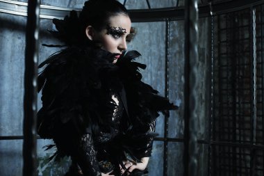 Moda modeli fantezi elbise