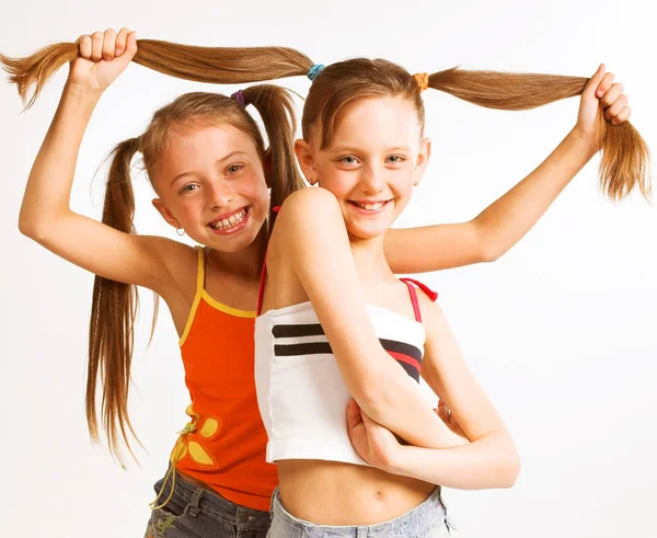 Duas meninas — Fotografia de Stock