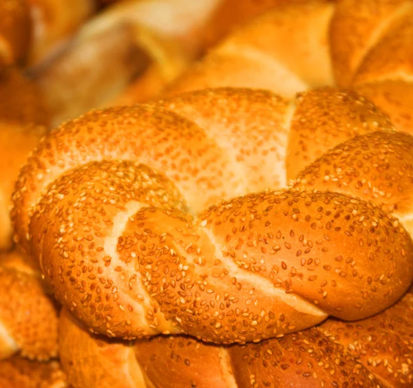 Weißbrot auf dem Markt — Stockfoto