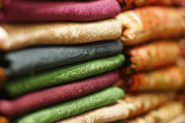 Tejidos de colores típicos de Turquía — Foto de Stock