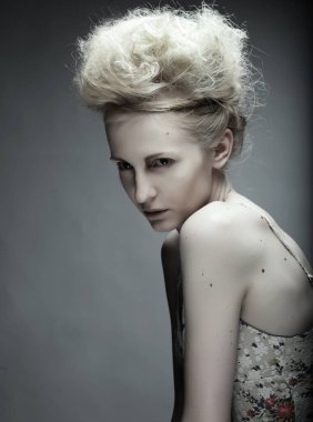 kadın moda model poz