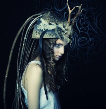 Güzel kadın model.