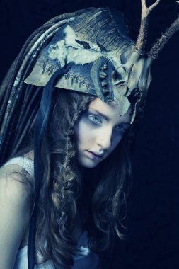 Güzel kadın model.