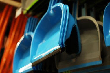 Plastik ev kaşık toz deposu