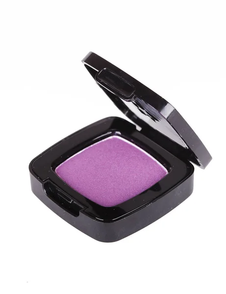 Purple eye shadows on white background — Stock Photo, Image
