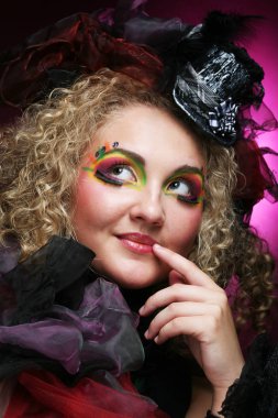 kadın doll tarzı moda çekim