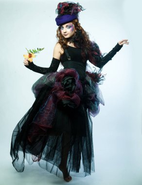 kadın doll tarzı moda çekim