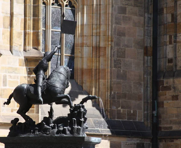 Monument in Prague — Stock Photo, Image