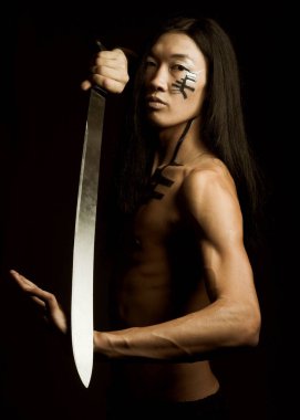 Asya adam yakın çekim