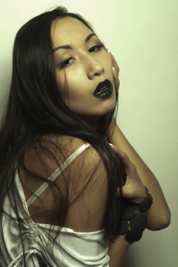 güzel genç Asya model 