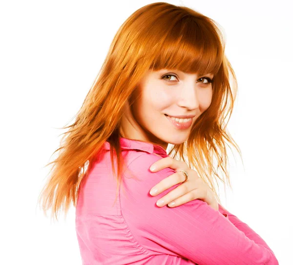 Redhair beauty, young woman — Stock Photo, Image