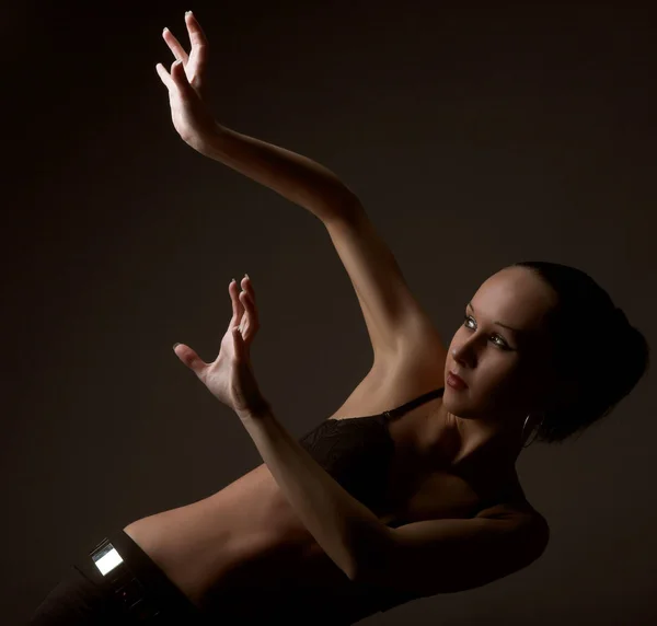 Fetish model dancing — Stock Photo, Image