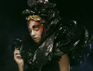 Karanlık Güzel Gotik Prensesler. Cadılar Bayramı partisi..