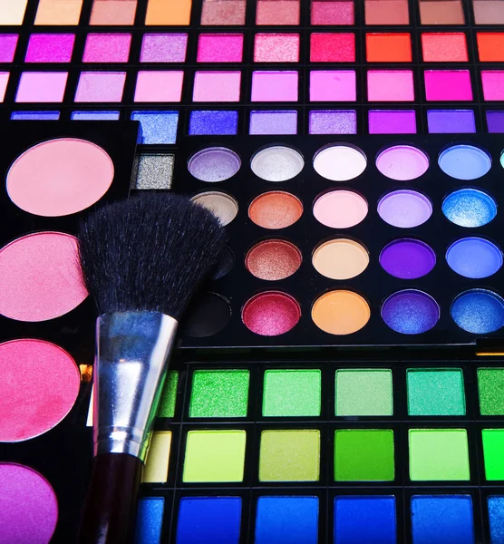 Multicolored eye shadows — Stock Photo, Image