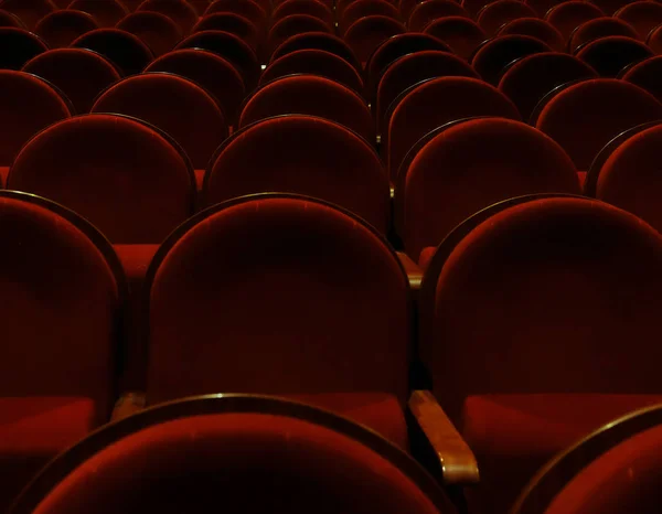Kursi di teater, bioskop — Stok Foto