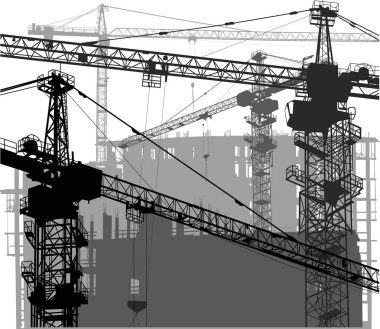 Ev yapımı ve vinçlerle illüstrasyon