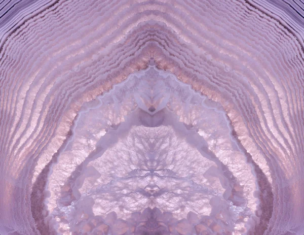 Lilac waves of macro agate structure — Stock Photo, Image