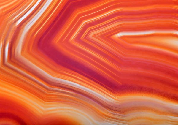 Ярко-оранжевая текстура агата крупным планом — стоковое фото