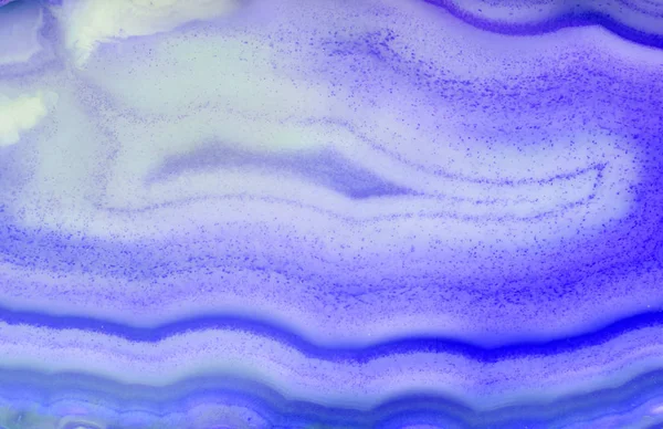 Голубые цветовые волны агатной структуры — стоковое фото