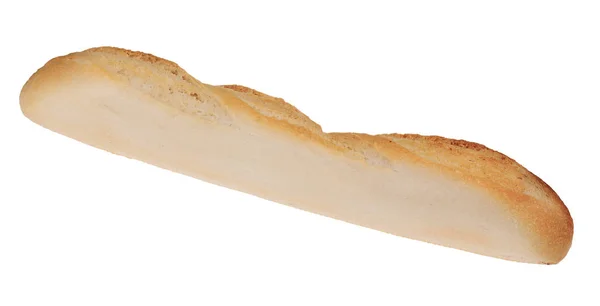 Französisches Baguette auf weißem Grund — Stockfoto