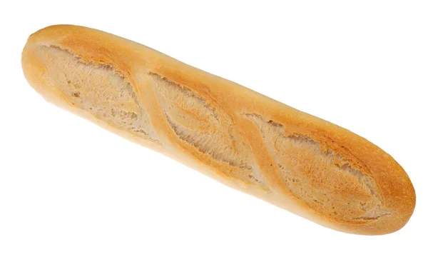French baguette isolated on white — Stock Photo, Image