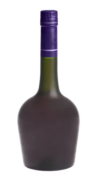 Wine bottle isolated on white — Stock Photo, Image