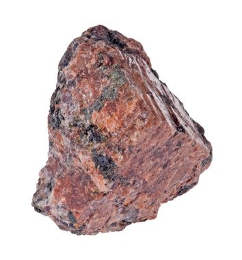 beyaz üzerine koyu kahverengi granit.