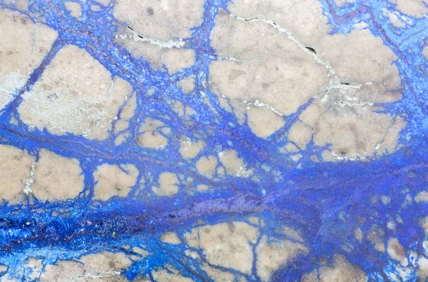 Texture d'azurite minérale de cuivre bleu — Photo