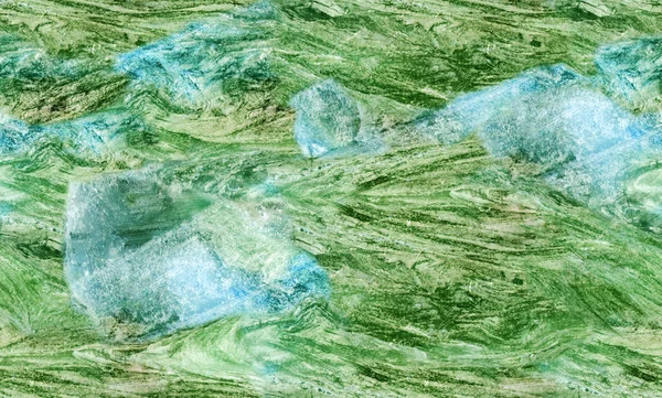 Pietra di charoite verde macro seamles texture — Foto Stock