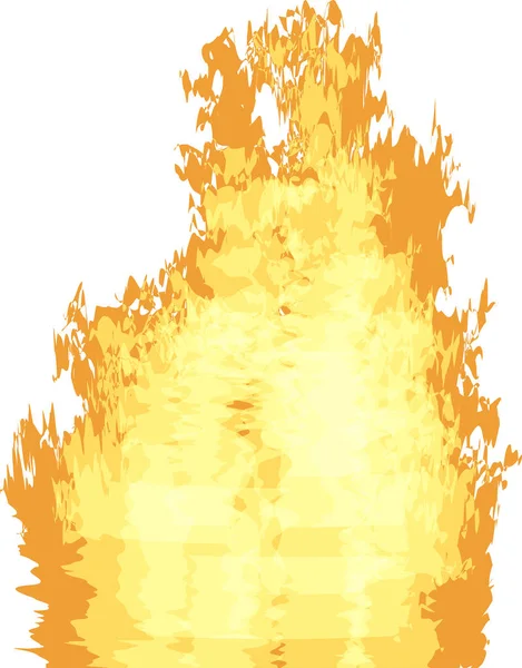 Beyaz arkaplan resimlerinde parlak alev