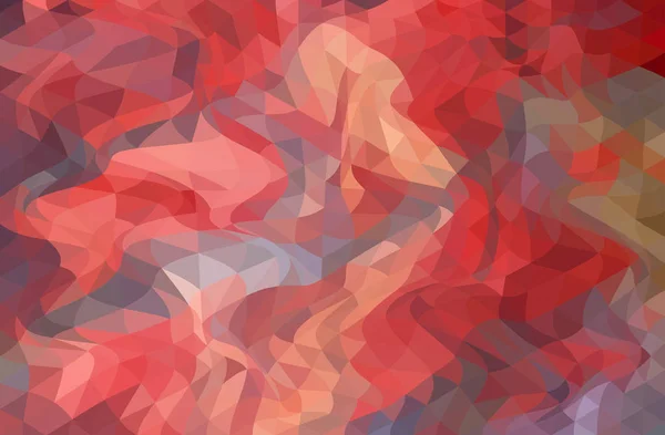Rode abstracte achtergrond van vervormen driehoeken — Stockvector