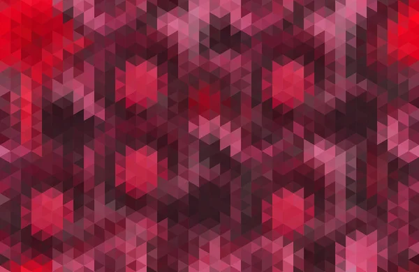 Абстрактный красный фон из треугольников — стоковый вектор