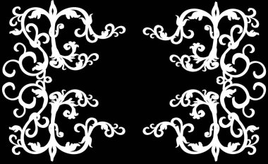 Basit beyaz bukleler çizimi