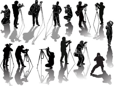 Beyaz gölgeli 14 fotoğrafçı