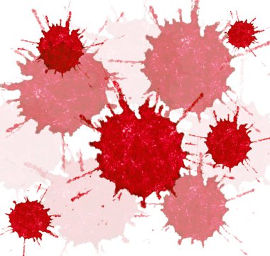 Kırmızı lekelerden gelen arkaplan