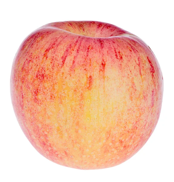 Fuji Elması beyaz arkaplanda izole edildi